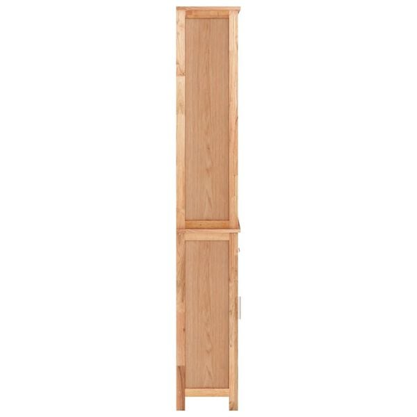 vidaXL Ντουλάπι Μπάνιου 42 x 29 x 182 εκ. από Μασίφ Ξύλο Καρυδιάς