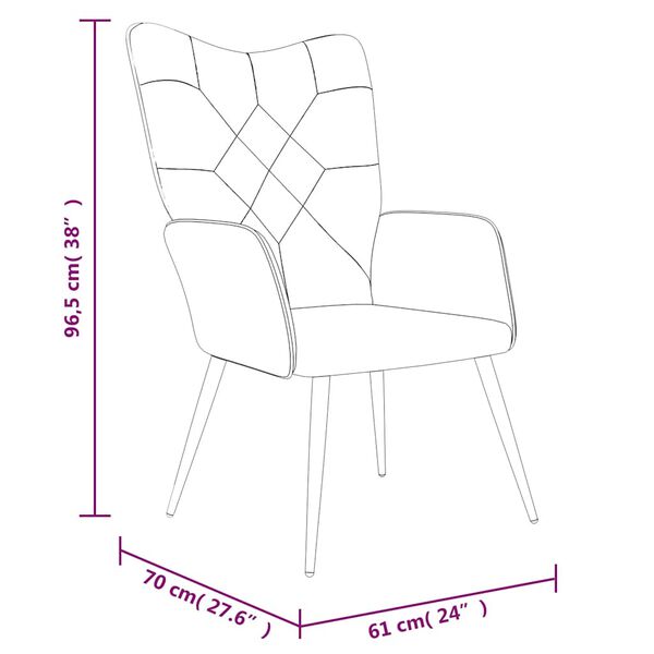 vidaXL Πολυθρόνα Relax Σχέδιο Patchwork Υφασμάτινη με Σκαμπό