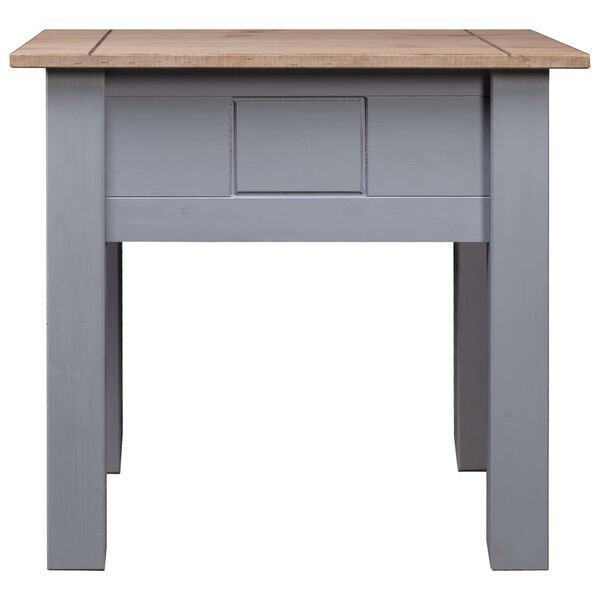 vidaXL Κομοδίνο Γκρι 50,5x50,5x52,5 εκ. από Ξύλο Πεύκου Σειρά Panama