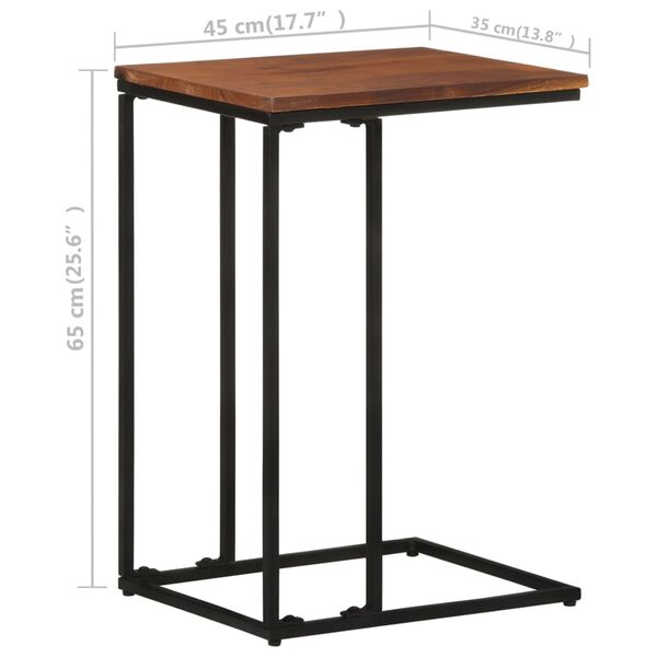 vidaXL Τραπεζάκι Βοηθητικό 35 x 45 x 65 εκ. Μασίφ Ξύλο Ακακίας