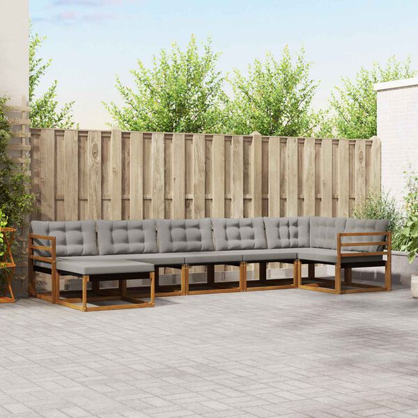 vidaXL &Sigma;&epsilon;&iota;&rho;ά &Kappa;&alpha;&nu;&alpha;&pi;έ &Epsilon;&xi;&omega;&tau;&epsilon;&rho;&iota;&kappa;&omicron;ύ 7 pcs &Phi;&upsilon;&sigma;&iota;&kappa;ό &kappa;&alpha;&iota; &Alpha;&nu;&omicron;&iota;&chi;&tau;ό &Gamma;&kappa;&rho;&iota;