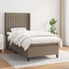 vidaXL &Kappa;&rho;&epsilon;&beta;ά&tau;&iota; Boxspring &mu;&epsilon; &Sigma;&tau;&rho;ώ&mu;&alpha; Taupe 90x200 &epsilon;&kappa;. &Upsilon;&phi;&alpha;&sigma;&mu;ά&tau;&iota;&nu;&omicron;