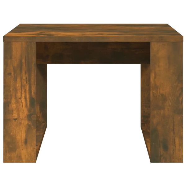vidaXL Βοηθητικό Τραπέζι Καπνιστή Δρυς 50x50x35 εκ. Επεξεργασμένο Ξύλο