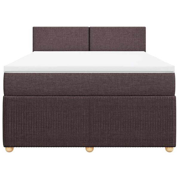 vidaXL &Kappa;&rho;&epsilon;&beta;ά&tau;&iota; Boxspring &mu;&epsilon; &Sigma;&tau;&rho;ώ&mu;&alpha; &Sigma;&kappa;&omicron;ύ&rho;&omicron; &Kappa;&alpha;&phi;έ 140x190 &epsilon;&kappa;. &Upsilon;&phi;&alpha;&sigma;&mu;ά&tau;&iota;&nu;&omicron;