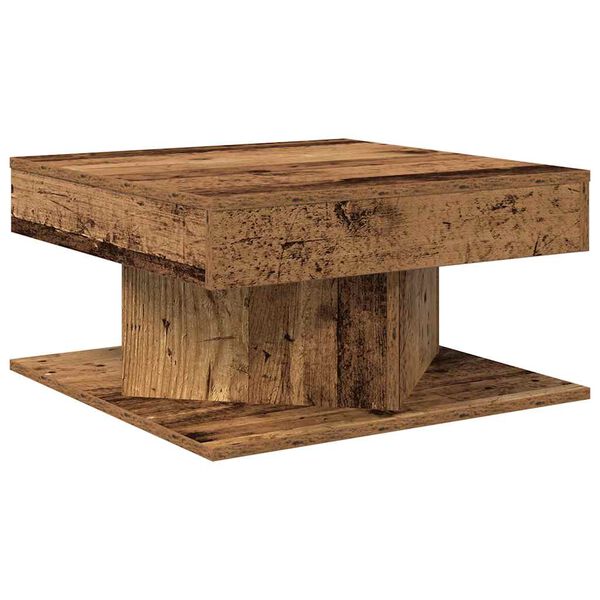 vidaXL Τραπεζάκι σαλονιού Παλιό ξύλο 55x55x30 cm Κατασκευασμένο ξύλο