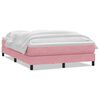 vidaXL &Kappa;&rho;&epsilon;&beta;ά&tau;&iota; Boxspring &mu;&epsilon; &Sigma;&tau;&rho;ώ&mu;&alpha; &Rho;&omicron;&zeta; 140x210 &epsilon;&kappa;. &Beta;&epsilon;&lambda;&omicron;ύ&delta;&iota;&nu;&omicron;