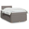 vidaXL &Kappa;&rho;&epsilon;&beta;ά&tau;&iota; Boxspring &mu;&epsilon; &Sigma;&tau;&rho;ώ&mu;&alpha; Taupe 120x200 &epsilon;&kappa;. &Upsilon;&phi;&alpha;&sigma;&mu;ά&tau;&iota;&nu;&omicron;
