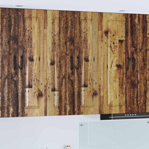 vidaXL Κρεμαστό ντουλάπι κουζίνας με ράφι Παλιό Ξύλο 60 x 31 x 100 εκ.