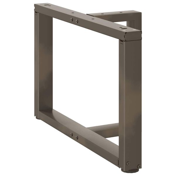 vidaXL &Pi;ό&delta;&iota;&alpha; &Tau;&rho;&alpha;&pi;&epsilon;&zeta;&iota;&omicron;ύ &Sigma;&alpha;&lambda;&omicron;&nu;&iota;&omicron;ύ &sigma;&epsilon; &Sigma;&chi;ή&mu;&alpha; &Tau;, 2 &tau;&epsilon;&mu;. &Mu;&alpha;ύ&rho;&omicron; 60x25x(42-43) &epsilon;&kappa;. &Alpha;&tau;&sigma;ά&lambda;&iota;