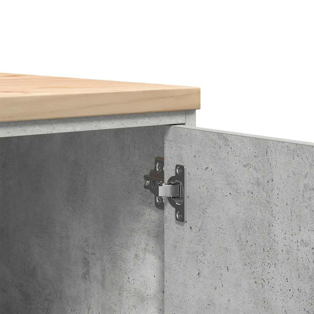 vidaXL ντουλάπι αποθήκευσης γκαράζ 40x51x85 εκ μασίφ ξύλο πεύκο