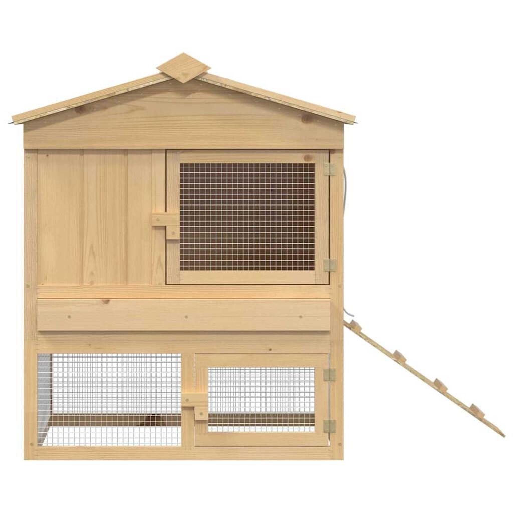 vidaXL Κοτέτσι Καφέ 75 x 59 x 60 εκ.
