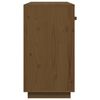 vidaXL Ντουλάπι Καφέ Μελί 100 x 4 x 75 εκ. από Μασίφ Ξύλο Πεύκου