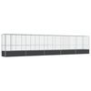 vidaXL &Kappa;&lambda;&omicron;&upsilon;&beta;ί &mu;&epsilon; &Epsilon;&pi;έ&kappa;&tau;&alpha;&sigma;&eta; &Alpha;&sigma;&eta;&mu;έ&nu;&iota;&omicron; 1042,5x107x212 &epsilon;&kappa;. &Alpha;&tau;&sigma;ά&lambda;&iota;&nu;&omicron;