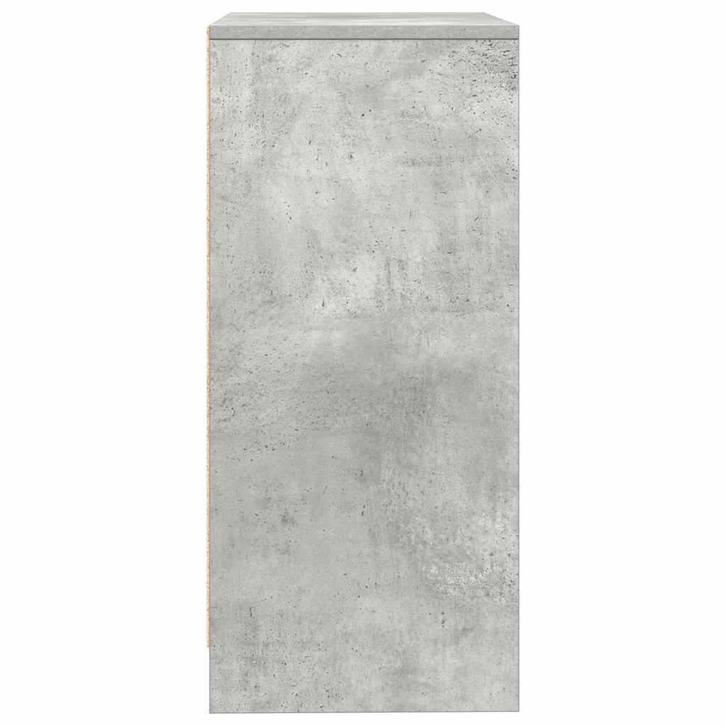 vidaXL Ντουλάπι Γκρι Σκυροδέματος 57x34x76 εκ. Επεξεργασμένο Ξύλο