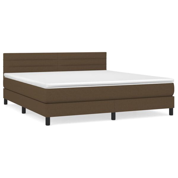 vidaXL &Kappa;&rho;&epsilon;&beta;ά&tau;&iota; Boxspring &mu;&epsilon; &Sigma;&tau;&rho;ώ&mu;&alpha; &Sigma;&kappa;&omicron;ύ&rho;&omicron; &Kappa;&alpha;&phi;έ 180x200 &epsilon;&kappa; &Upsilon;&phi;&alpha;&sigma;&mu;ά&tau;&iota;&nu;&omicron;