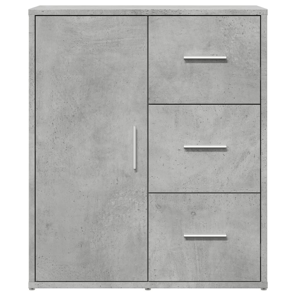 vidaXL Βοηθητικά Ντουλάπια 2 τεμ. Γκρι Σκυρ. 60x31x70εκ Επεξεργ. Ξύλο