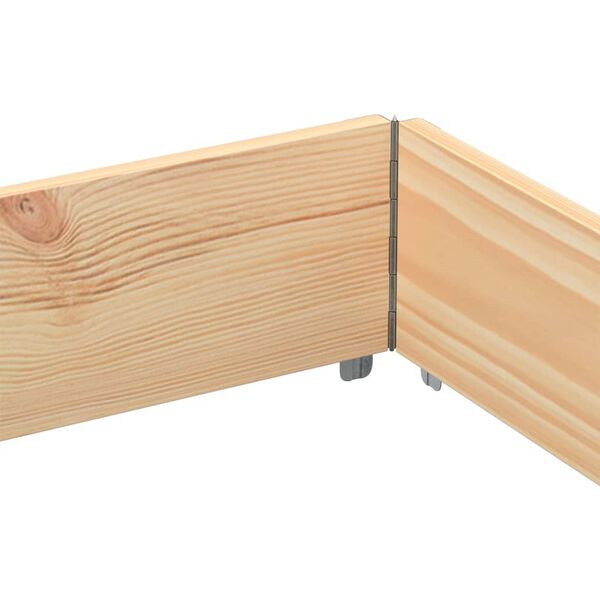vidaXL Κολάρα Παλέτας 3 τεμ. 150x100 εκ. από Μασίφ Ξύλο Πεύκου
