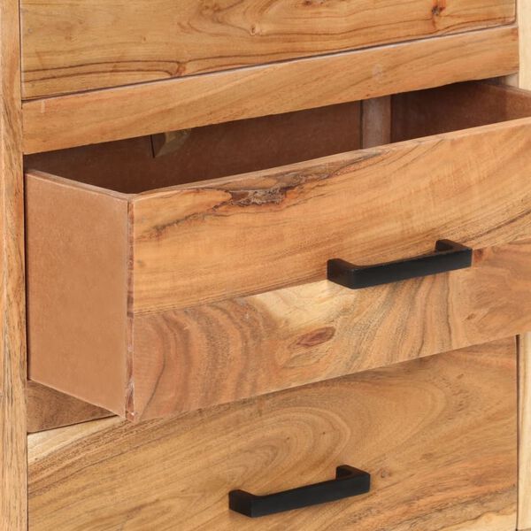 vidaXL Ντουλάπι με Συρτάρια 88 x 30 x 73 εκ. από Μασίφ Ξύλο Ακακίας