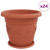 vidaXL &Gamma;&lambda;ά&sigma;&tau;&rho;&epsilon;&sigmaf; &phi;&upsilon;&tau;ώ&nu; 24 &tau;&mu;&chi;. &Kappa;&epsilon;&rho;&alpha;&mu;&iota;&delta;ί &Oslash; 39 x 32 &epsilon;&kappa; &Pi;&lambda;&alpha;&sigma;&tau;&iota;&kappa;ό