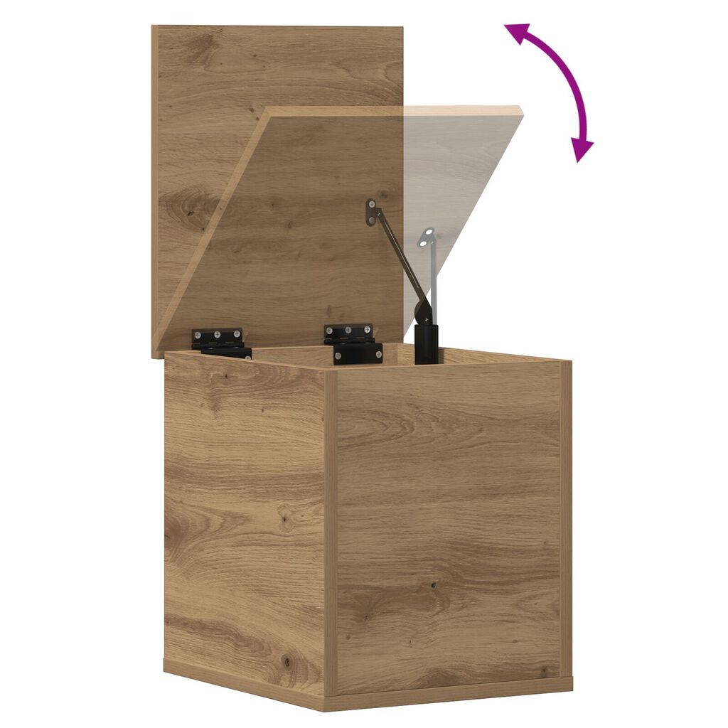 vidaXL Κουτί Αποθήκευσης Artisan Oak 30x35x35 εκ, Φτιαγμένο από Επεξεργασμένο Ξύλο
