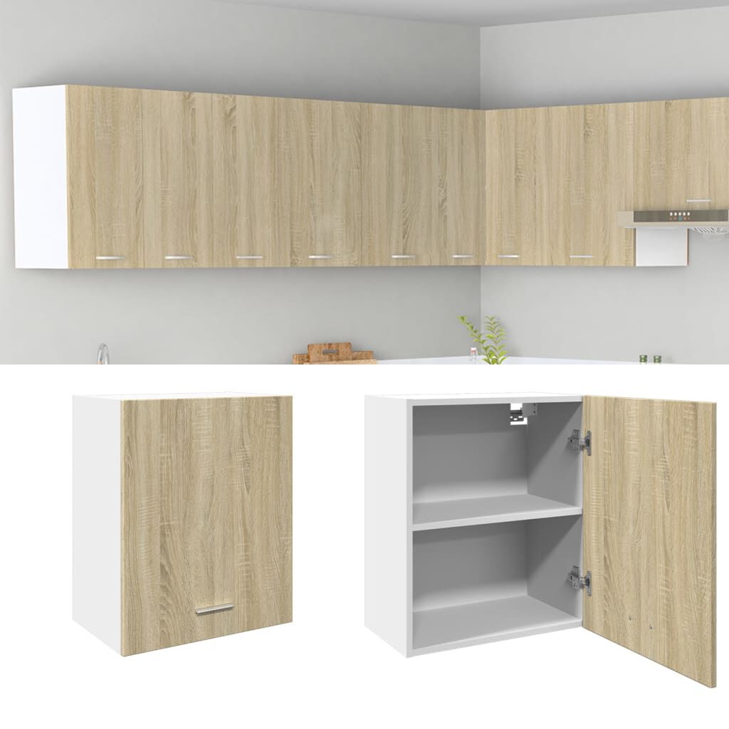 vidaXL Ντουλάπι Επιτοίχιο Lyon Sonoma Δρυς 50 x 31 x 60εκ.
