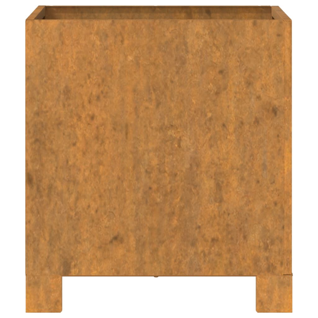 vidaXL Ζαρντινιέρα με Πόδια Σκουριασμ. 32x30x33 εκ. Ατσάλι από Κορτέν