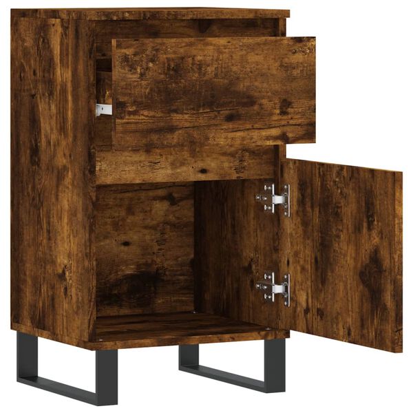 vidaXL Συρταριέρα Καπνιστή Δρυς 40 x 35 x 70 εκ. από Επεξεργ. Ξύλο