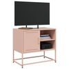 vidaXL Έπιπλο Τηλεόρασης Ροζ 68 x 39 x 60,5 εκ. από Χάλυβα
