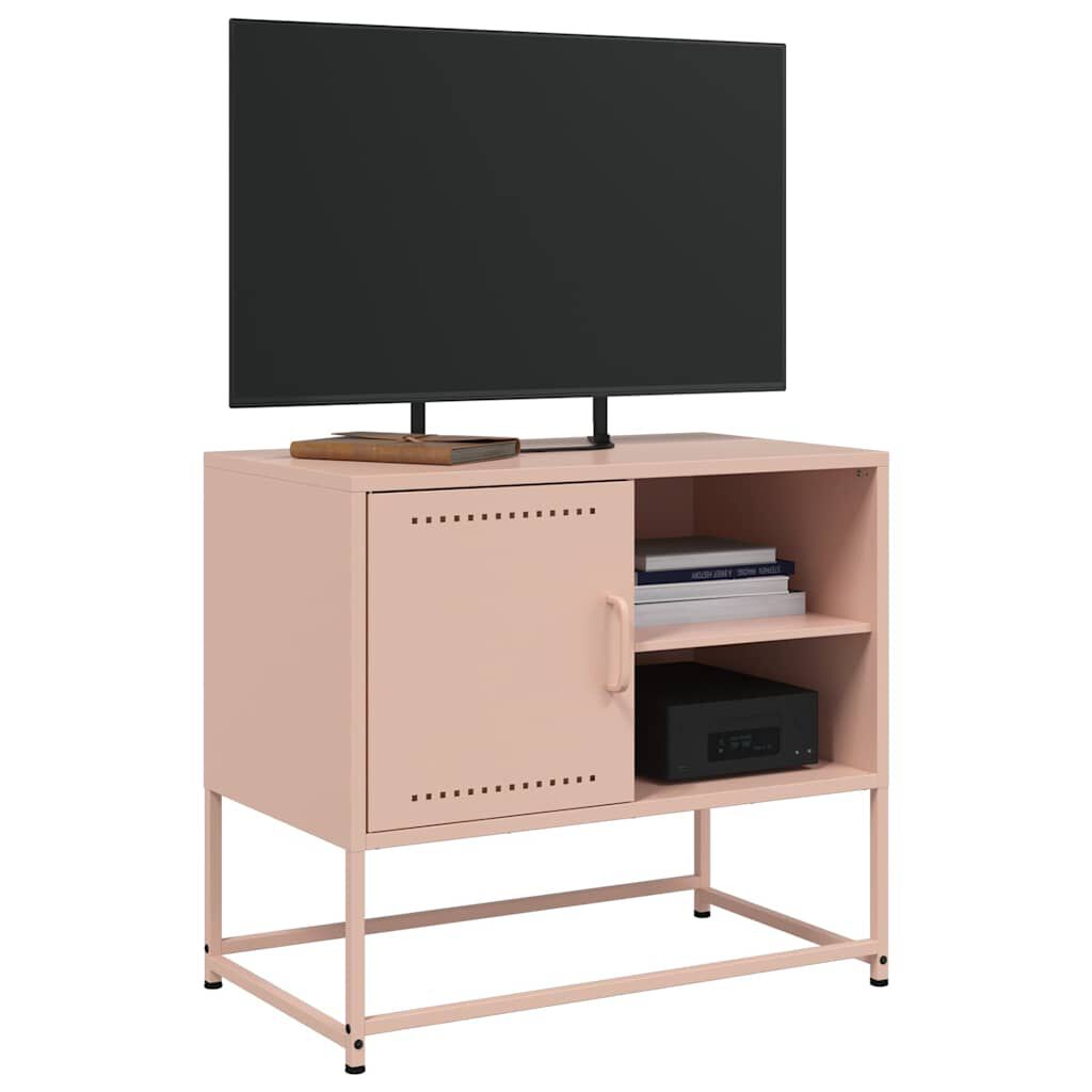 vidaXL Έπιπλο Τηλεόρασης Ροζ 68 x 39 x 60,5 εκ. από Χάλυβα