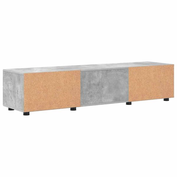 vidaXL Ντουλάπι TV με συρτάρι Γυαλιστερό λευκό 150 x 39 x 30 εκ