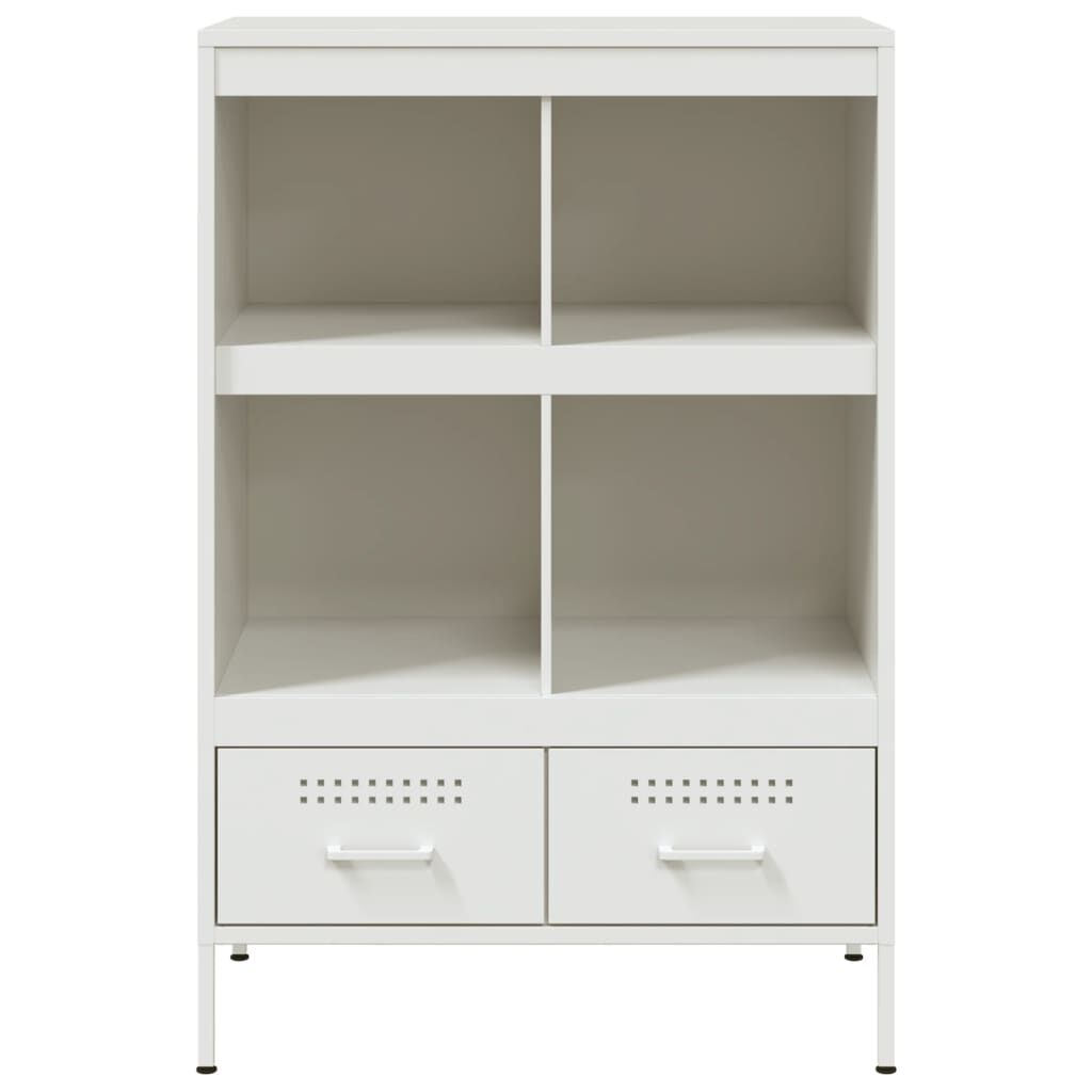vidaXL Ντουλάπι Λευκό 68x39x101,5 εκ. από Χάλυβα