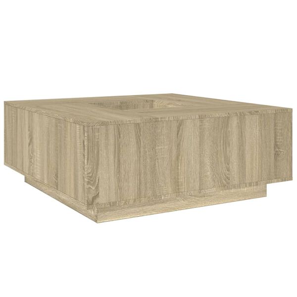 vidaXL Τραπεζάκι Σαλονιού Sonoma Δρυς 100x100x40 εκ Επεξεργασμένο Ξύλο