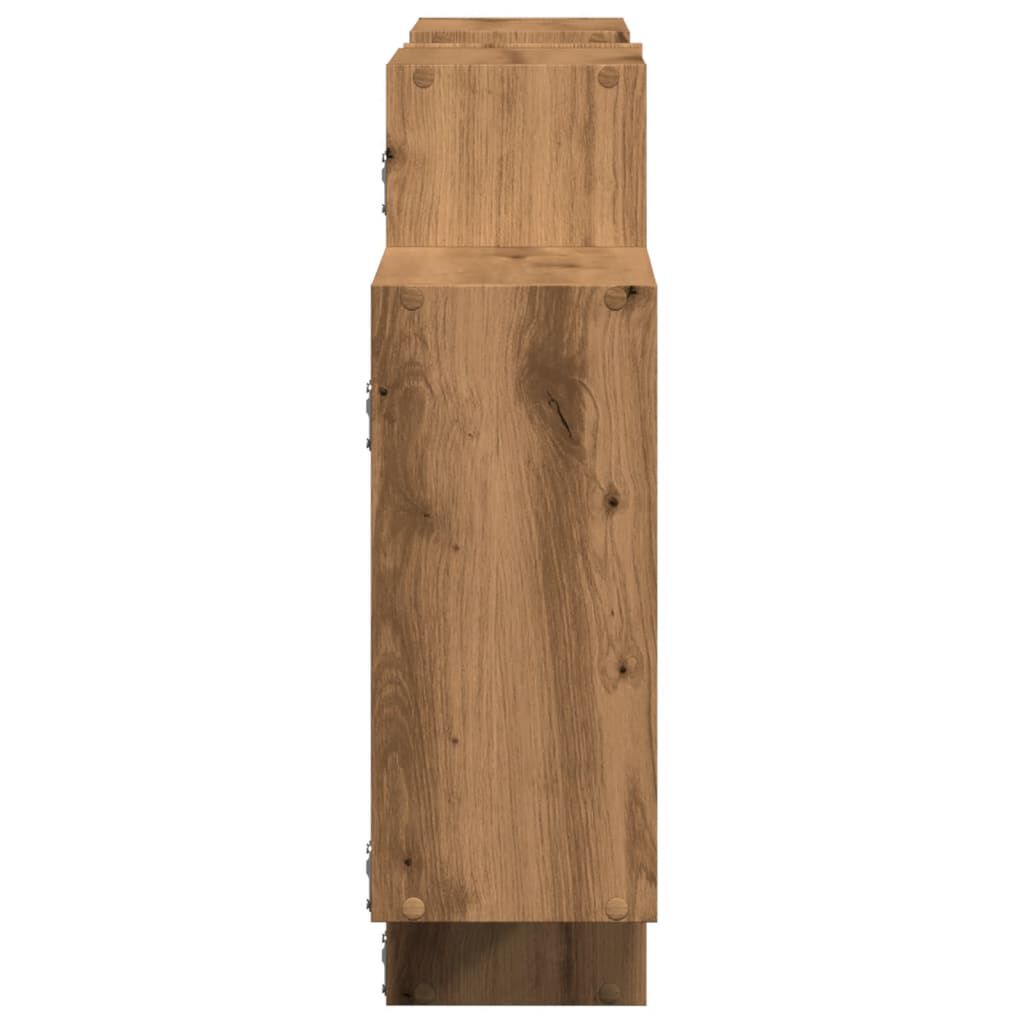 vidaXL Ράφι Τοίχου Αρτισιανή Δρυς 159x18x65 εκ. από Επεξεργασμένο Ξύλο