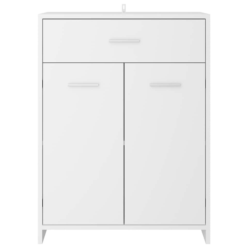 vidaXL Ντουλάπι Μπάνιου Λευκό 60 x 33 x 80 εκ. από Επεξ. Ξύλο
