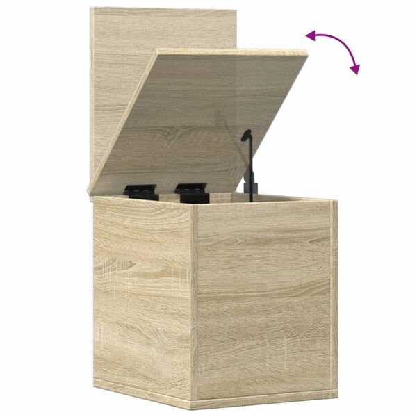 vidaXL Κουτί Αποθήκευσης Sonoma Δρυς 30x35x35 εκ. Επεξεργασμένο Ξύλο