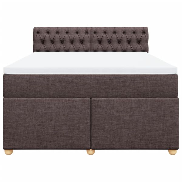 vidaXL &Kappa;&rho;&epsilon;&beta;ά&tau;&iota; Boxspring &mu;&epsilon; &Sigma;&tau;&rho;ώ&mu;&alpha; &Sigma;&kappa;&omicron;ύ&rho;&omicron; &Kappa;&alpha;&phi;έ 140x200 &epsilon;&kappa; &Upsilon;&phi;&alpha;&sigma;&mu;ά&tau;&iota;&nu;&omicron;