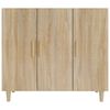 vidaXL Ντουλάπι Sonoma δρυς 90x34x80 εκ. Επεξεργασμένο Ξύλο