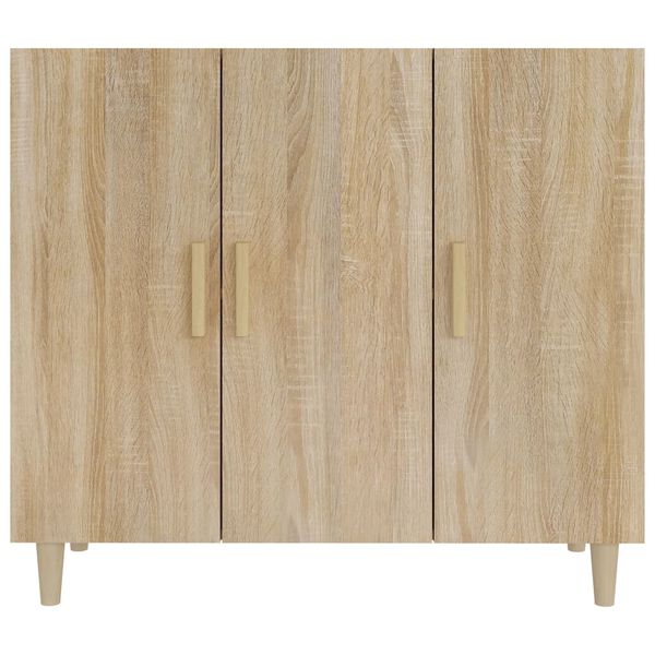 vidaXL Ντουλάπι Sonoma δρυς 90x34x80 εκ. Επεξεργασμένο Ξύλο