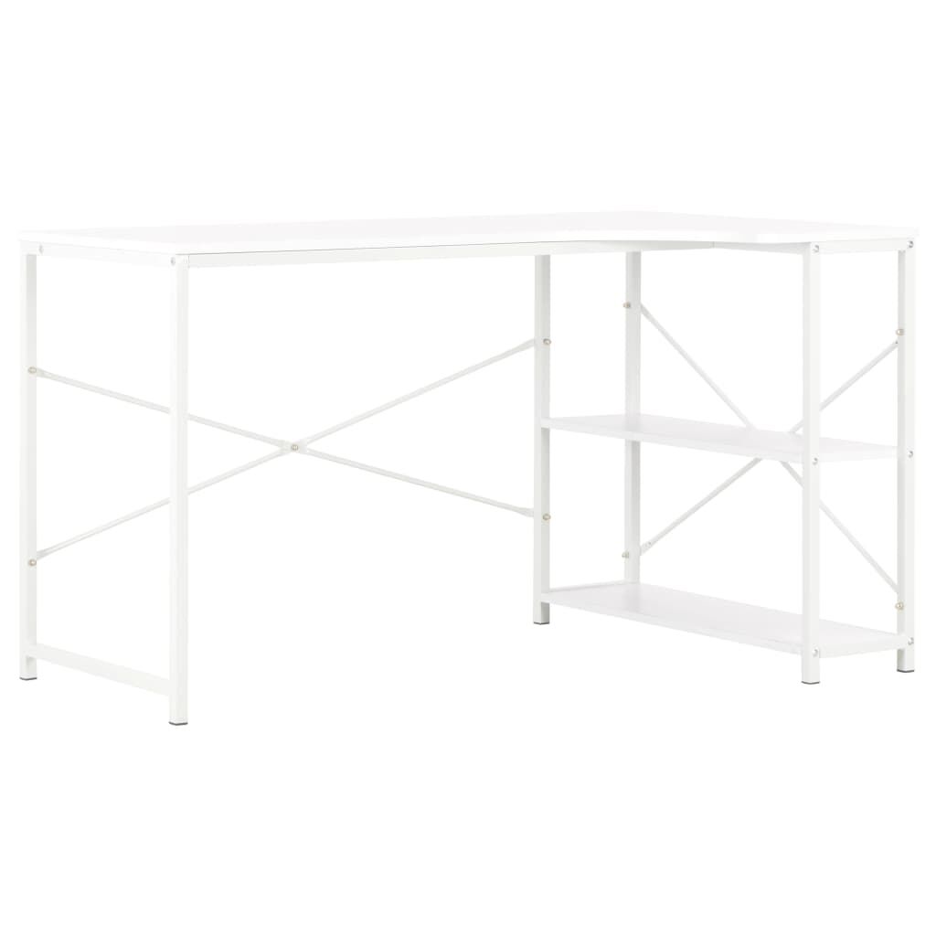 vidaXL Γραφείο Υπολογιστή Λευκό 120 x 72 x 70 εκ.