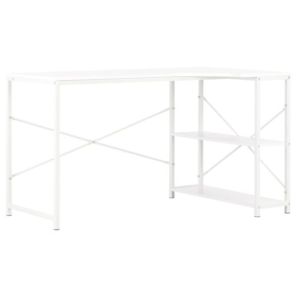 vidaXL Γραφείο Υπολογιστή Λευκό 120 x 72 x 70 εκ.