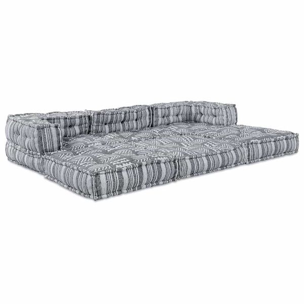 vidaXL Μαξιλάρι 3 pcs Ανοιχτό γκρι 70 x 70 x 54 εκ Πολυεστέρας