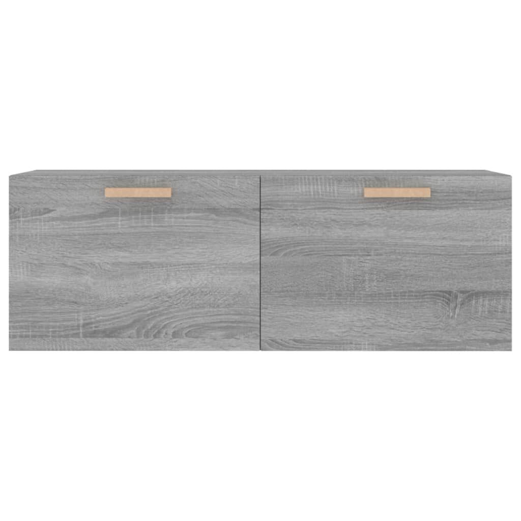 vidaXL Ντουλάπι Τοίχου Γκρι Sonoma 100x36,5x35 εκ. Επεξεργασμένο Ξύλο