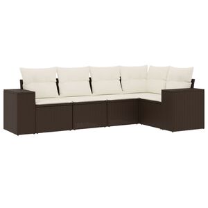 vidaXL &Sigma;&alpha;&lambda;ό&nu;&iota; &Kappa;ή&pi;&omicron;&upsilon; &Sigma;&epsilon;&tau; 5 &Tau;&epsilon;&mu;&alpha;&chi;ί&omega;&nu; &Kappa;&alpha;&phi;έ &Sigma;&upsilon;&nu;&theta;&epsilon;&tau;&iota;&kappa;ό &Rho;&alpha;&tau;ά&nu; &mu;&epsilon; &Mu;&alpha;&xi;&iota;&lambda;ά&rho;&iota;&alpha;