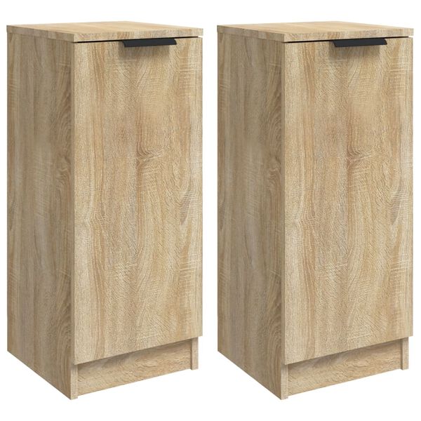 vidaXL Ντουλάπια 2 τεμ. Sonoma Δρυς 30x30x70 εκ. Επεξεργασμένο Ξύλο