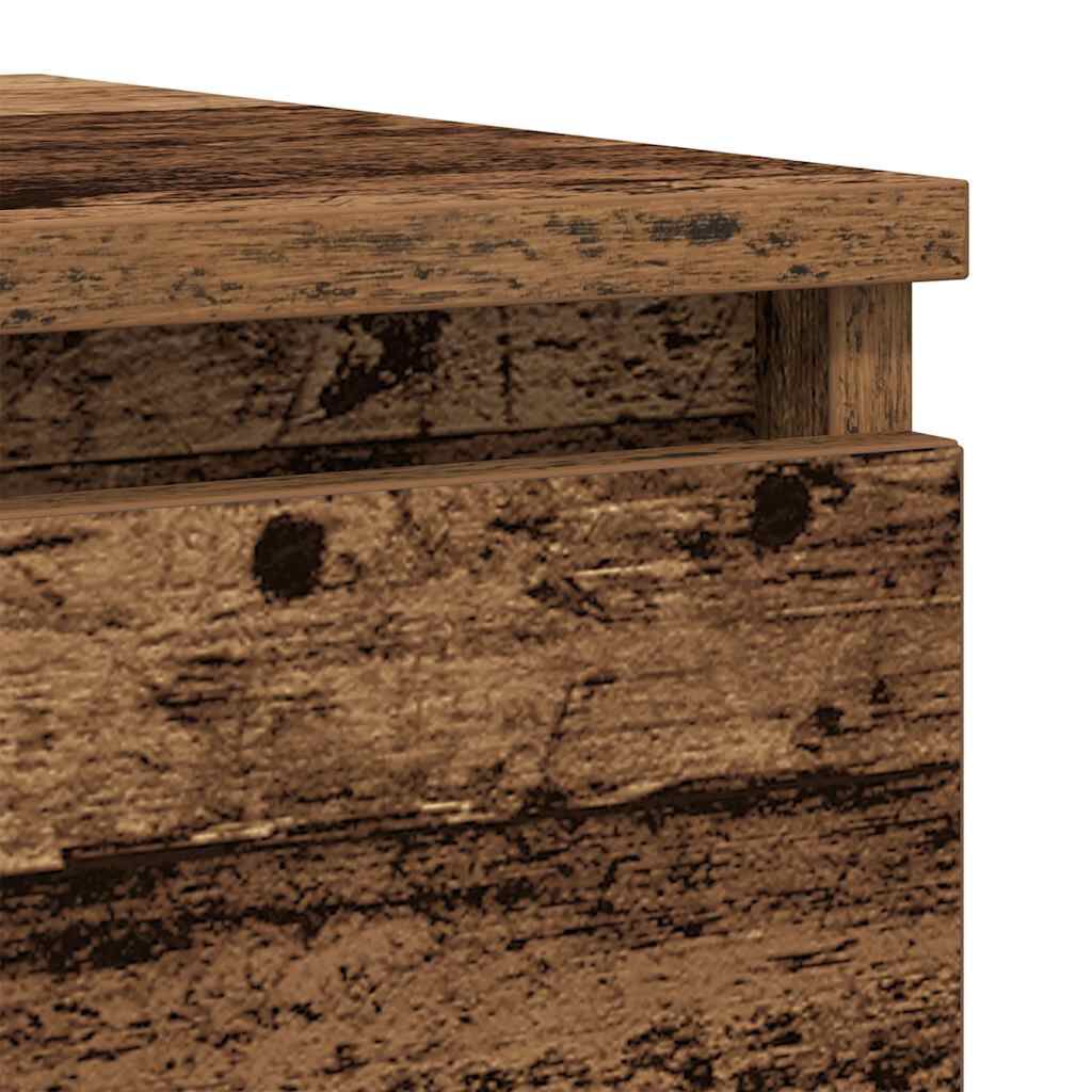 vidaXL Sideboard Παλιό ξύλο 100x35x76 cm Ξύλο μηχανής