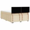 vidaXL &Kappa;&rho;&epsilon;&beta;ά&tau;&iota; Boxspring &mu;&epsilon; &Sigma;&tau;&rho;ώ&mu;&alpha; &Kappa;&rho;&epsilon;&mu; 140x190 &epsilon;&kappa;. &Upsilon;&phi;&alpha;&sigma;&mu;ά&tau;&iota;&nu;&omicron;