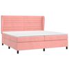 vidaXL &Kappa;&rho;&epsilon;&beta;ά&tau;&iota; Boxspring &mu;&epsilon; &Sigma;&tau;&rho;ώ&mu;&alpha; &Rho;&omicron;&zeta; 200x200 &epsilon;&kappa;. &Beta;&epsilon;&lambda;&omicron;ύ&delta;&iota;&nu;&omicron;