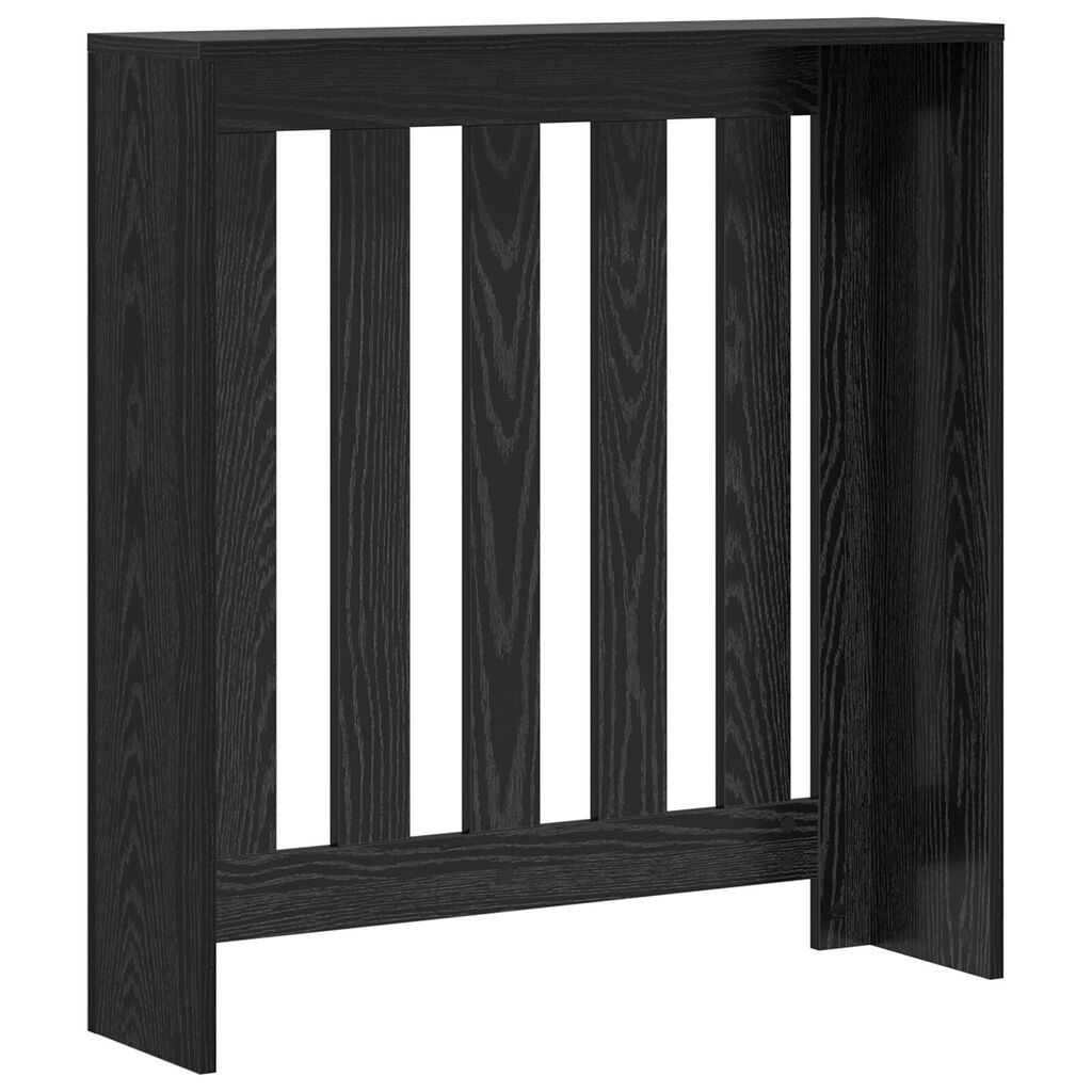 vidaXL Καλύμμα καυστήρα Μαύρη Δρυ 78x20x82 εκ. Επεξεργασμένο ξύλο