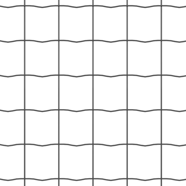vidaXL Euro Fence με 7 Στελέχη 1.6x10 μ Γαλβανισμένος Χάλυβας Γκρι