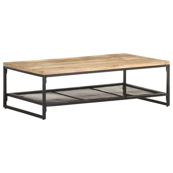 vidaXL Τραπεζάκι Σαλονιού 110 x 60 x 35 εκ. από Μασίφ Ξύλο Μάνγκο